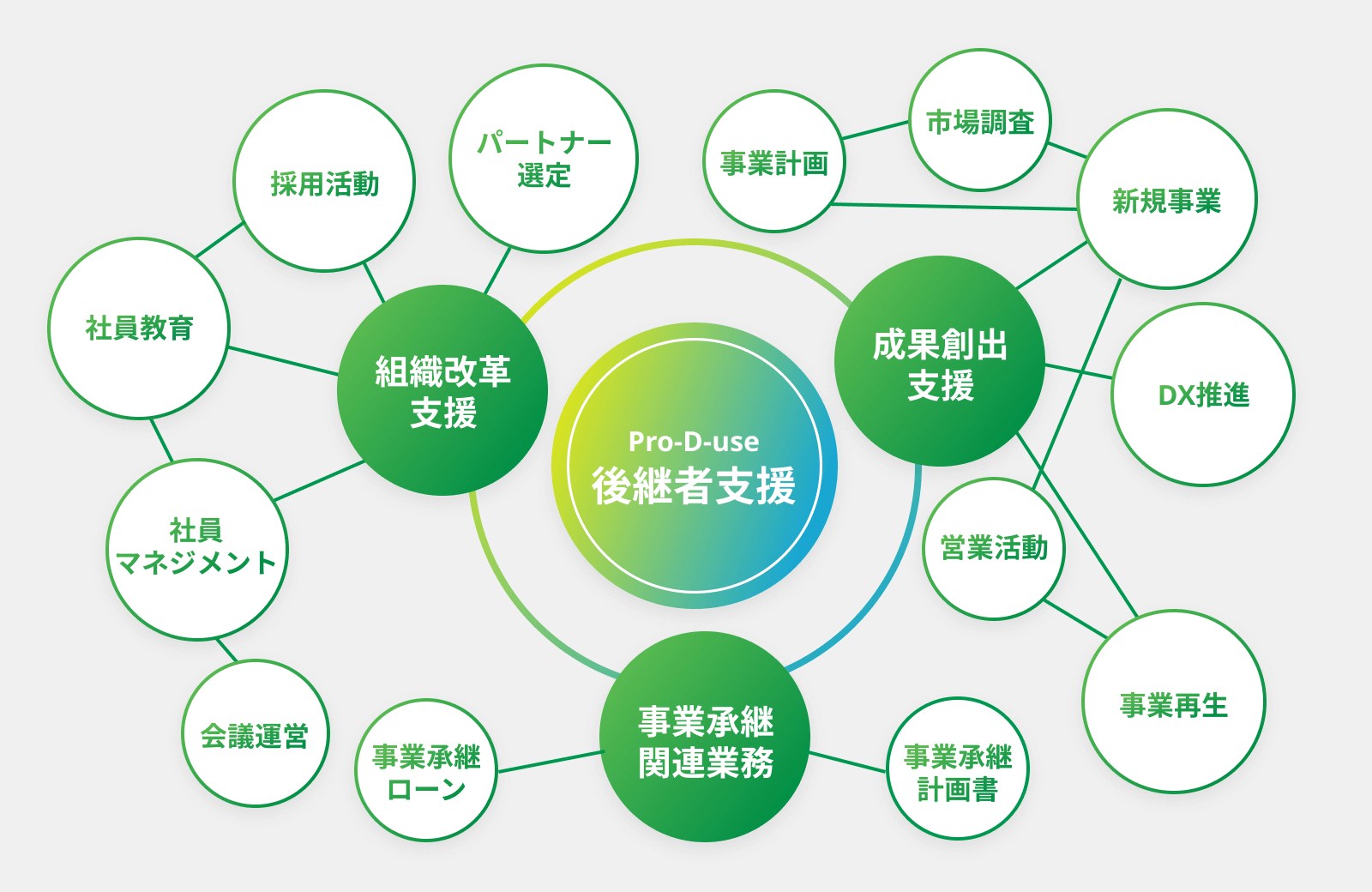 領域を問わず後継者を支援