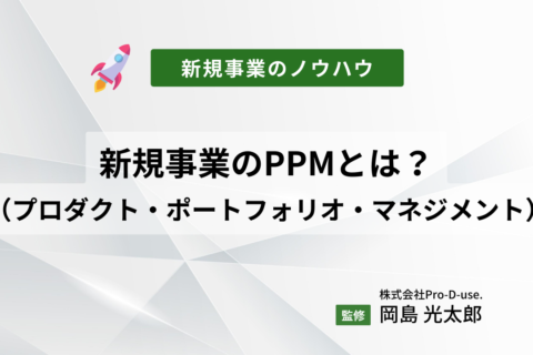 新規事業のPPM（プロダクト・ポートフォリオ・マネジメント）とは？