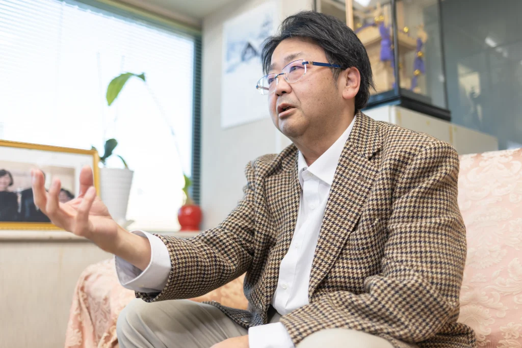 Pro-D-useの支援で、印象に残っていることを話す、光グループ株式会社、代表取締役社長　仙波 孝友様