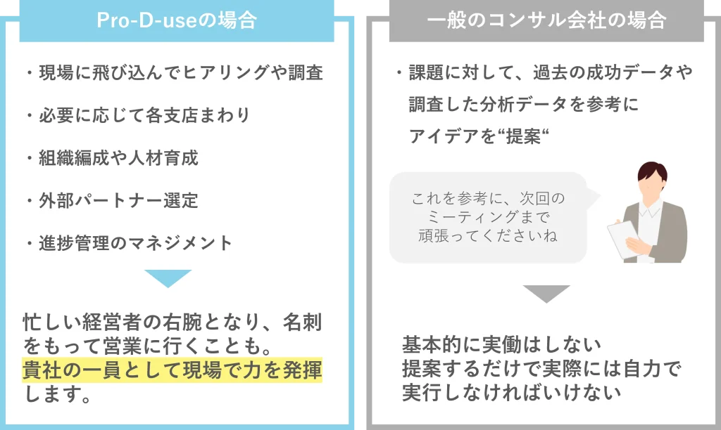 株式会社Pro-D-use_支援の違い3